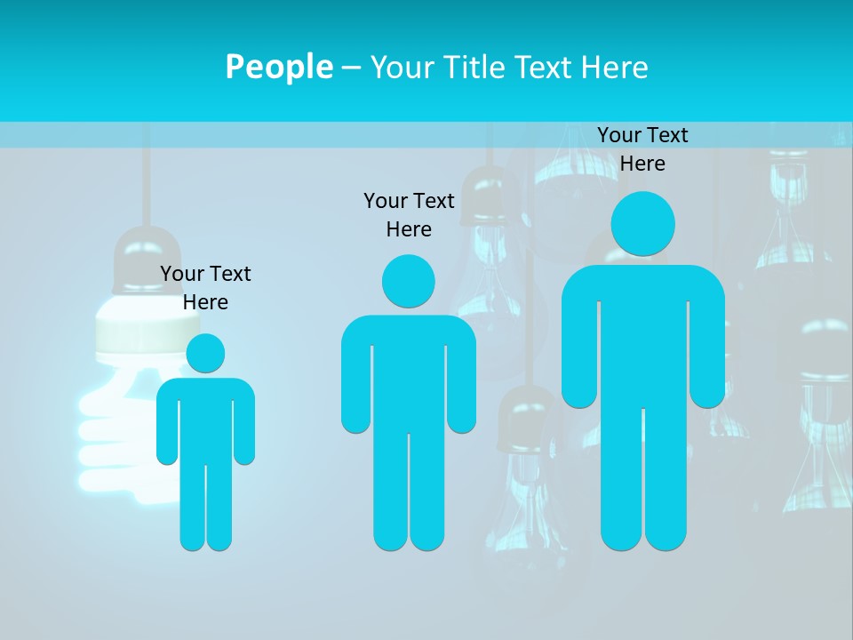 Object Economical Bulb PowerPoint Template