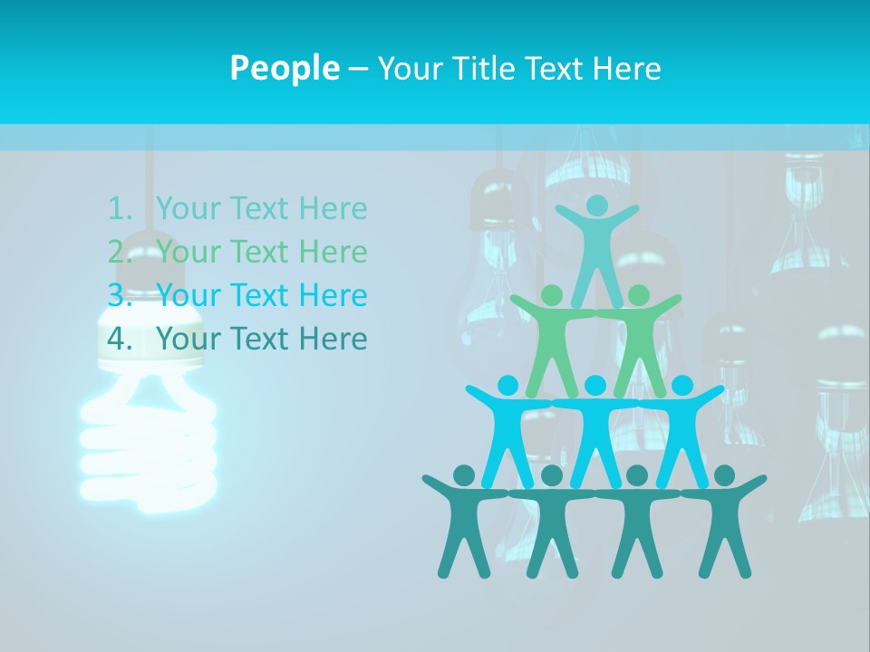 Object Economical Bulb PowerPoint Template