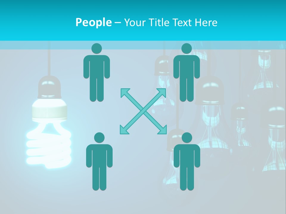 Object Economical Bulb PowerPoint Template