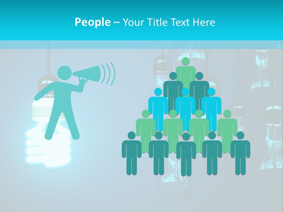 Object Economical Bulb PowerPoint Template