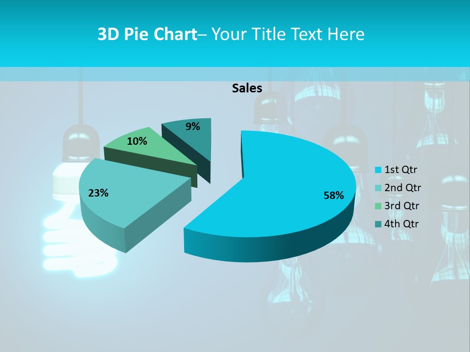 Object Economical Bulb PowerPoint Template