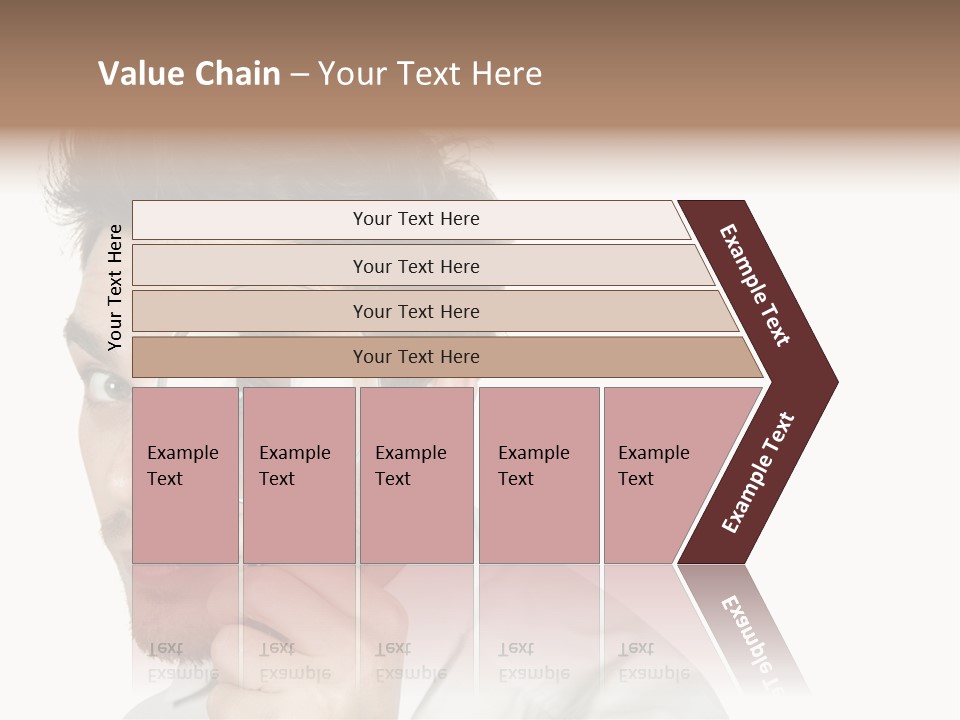 Businessman Analyzing Spy PowerPoint Template