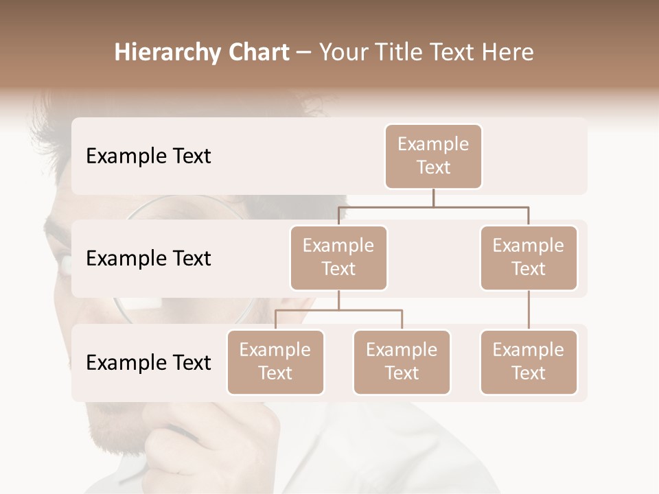 Businessman Analyzing Spy PowerPoint Template