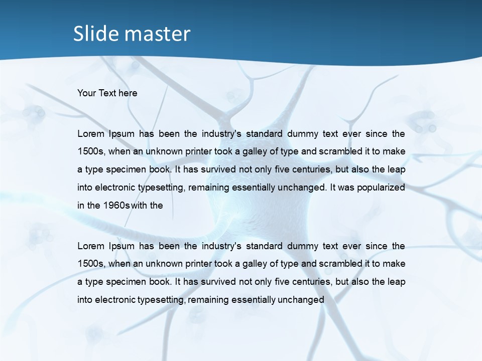 Medical Nucleon Dendrite PowerPoint Template