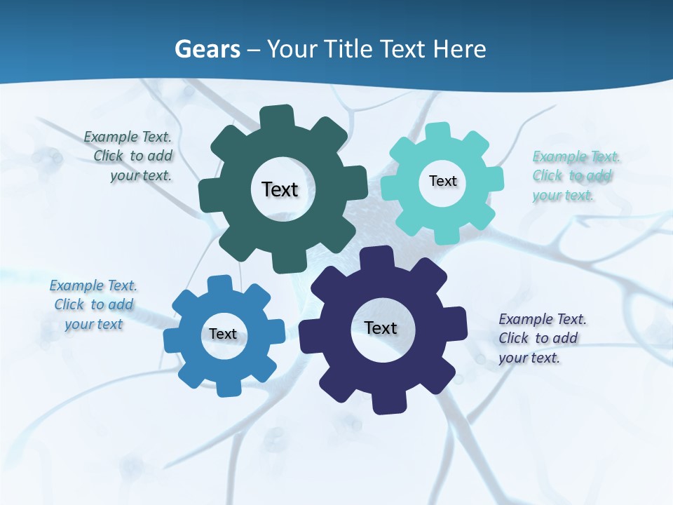 Medical Nucleon Dendrite PowerPoint Template
