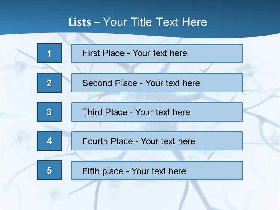 Medical Nucleon Dendrite PowerPoint Template