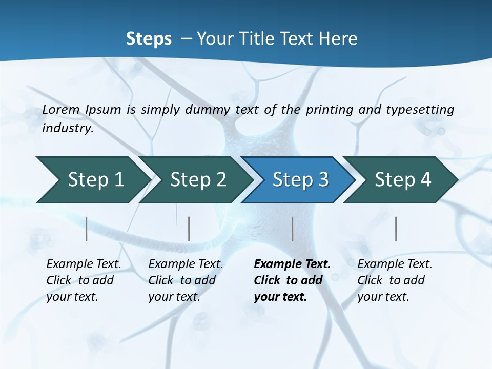 Medical Nucleon Dendrite PowerPoint Template