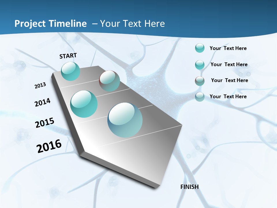 Medical Nucleon Dendrite PowerPoint Template