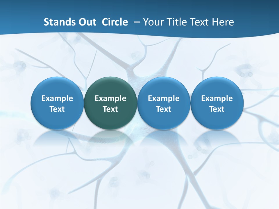 Medical Nucleon Dendrite PowerPoint Template