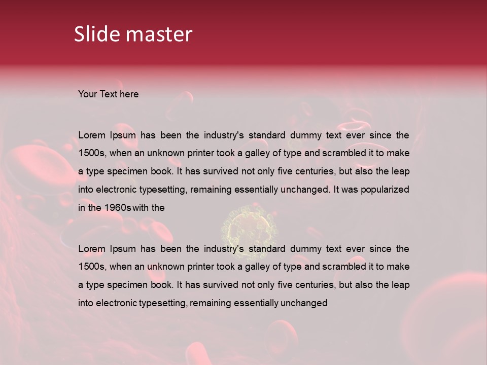 Biology Medical Infection PowerPoint Template