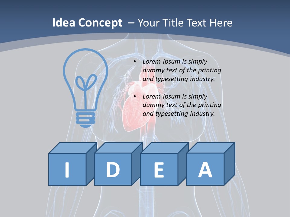 Skull Flying Medicine PowerPoint Template