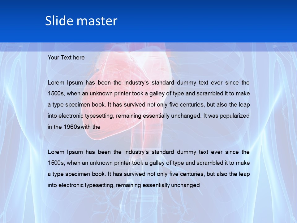 Circulation Health Science PowerPoint Template