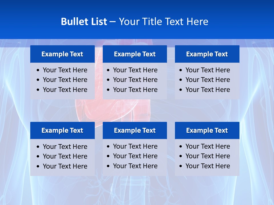 Circulation Health Science PowerPoint Template