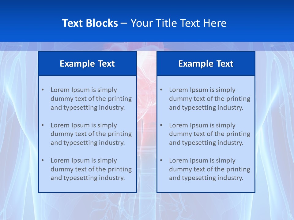 Circulation Health Science PowerPoint Template