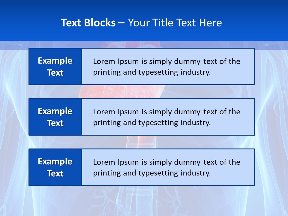Circulation Health Science PowerPoint Template