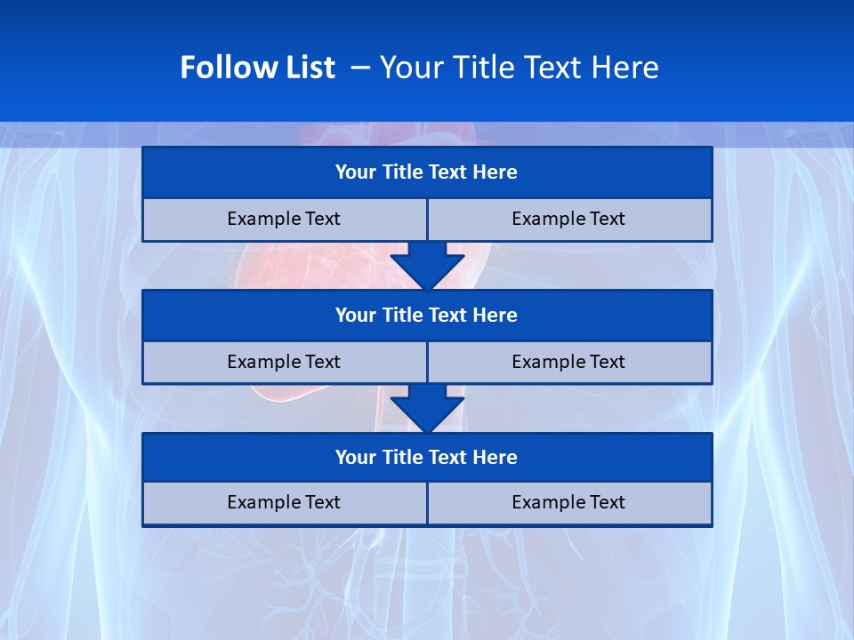 Circulation Health Science PowerPoint Template