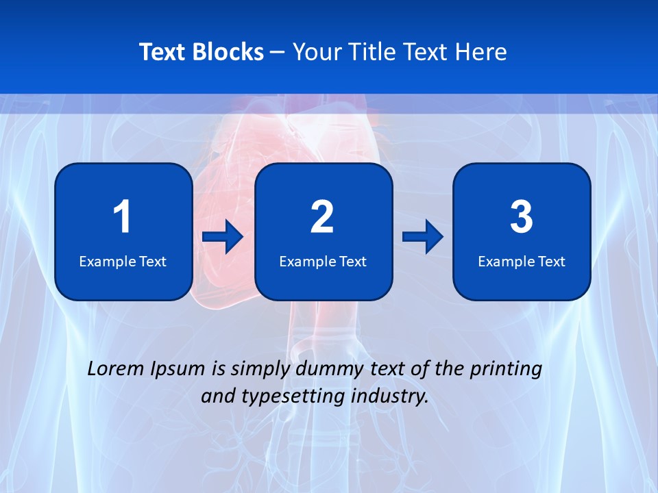 Circulation Health Science PowerPoint Template