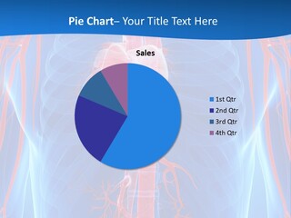 Red Human Brain PowerPoint Template