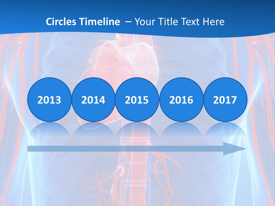 Red Human Brain PowerPoint Template