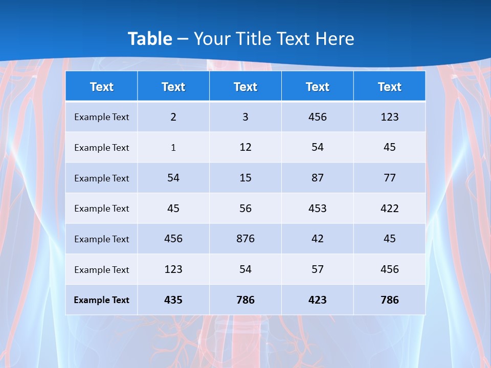 Red Human Brain PowerPoint Template