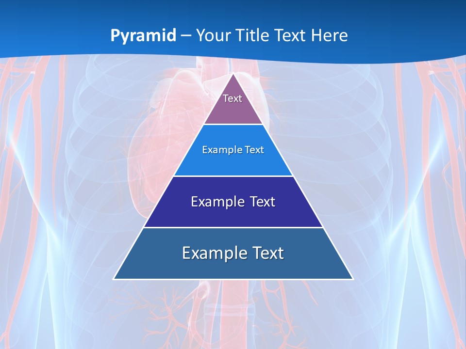 Red Human Brain PowerPoint Template