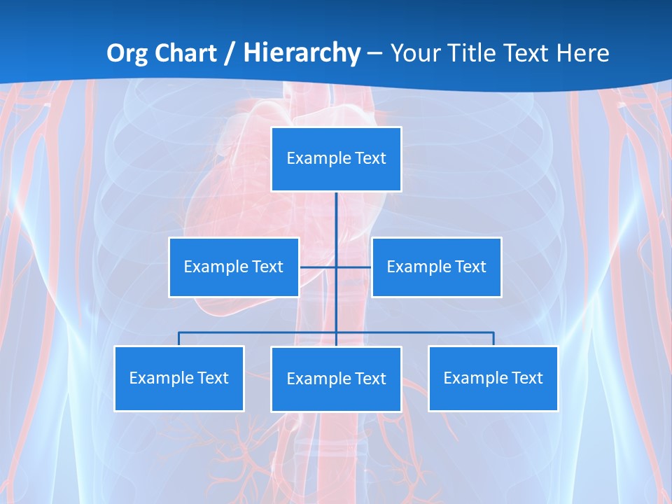 Red Human Brain PowerPoint Template