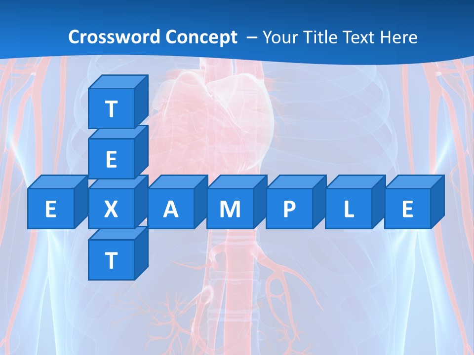 Red Human Brain PowerPoint Template