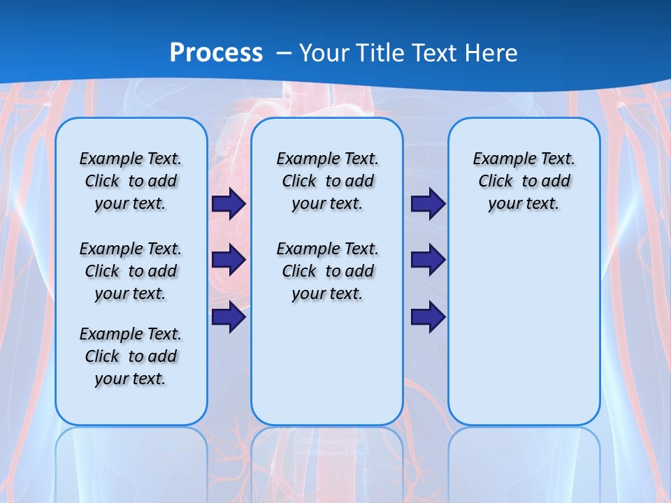 Red Human Brain PowerPoint Template