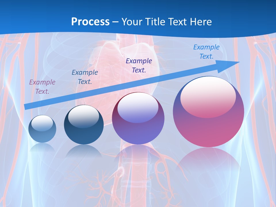 Red Human Brain PowerPoint Template