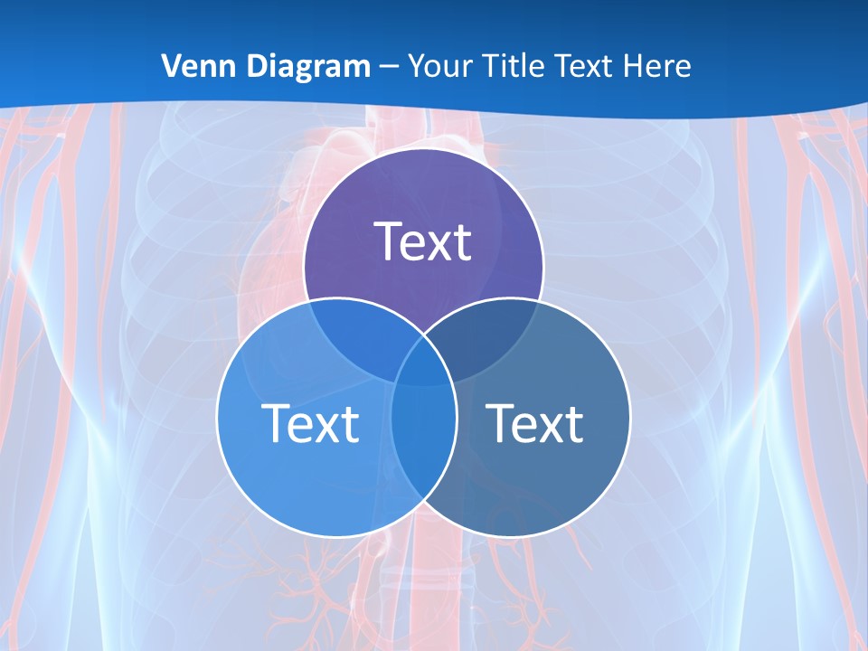 Red Human Brain PowerPoint Template