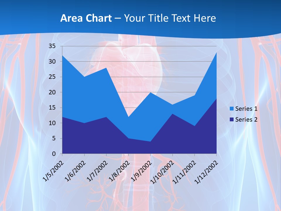 Red Human Brain PowerPoint Template