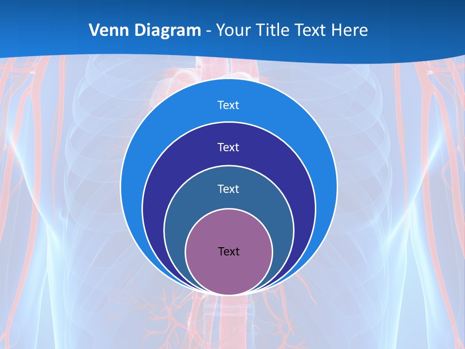 Red Human Brain PowerPoint Template