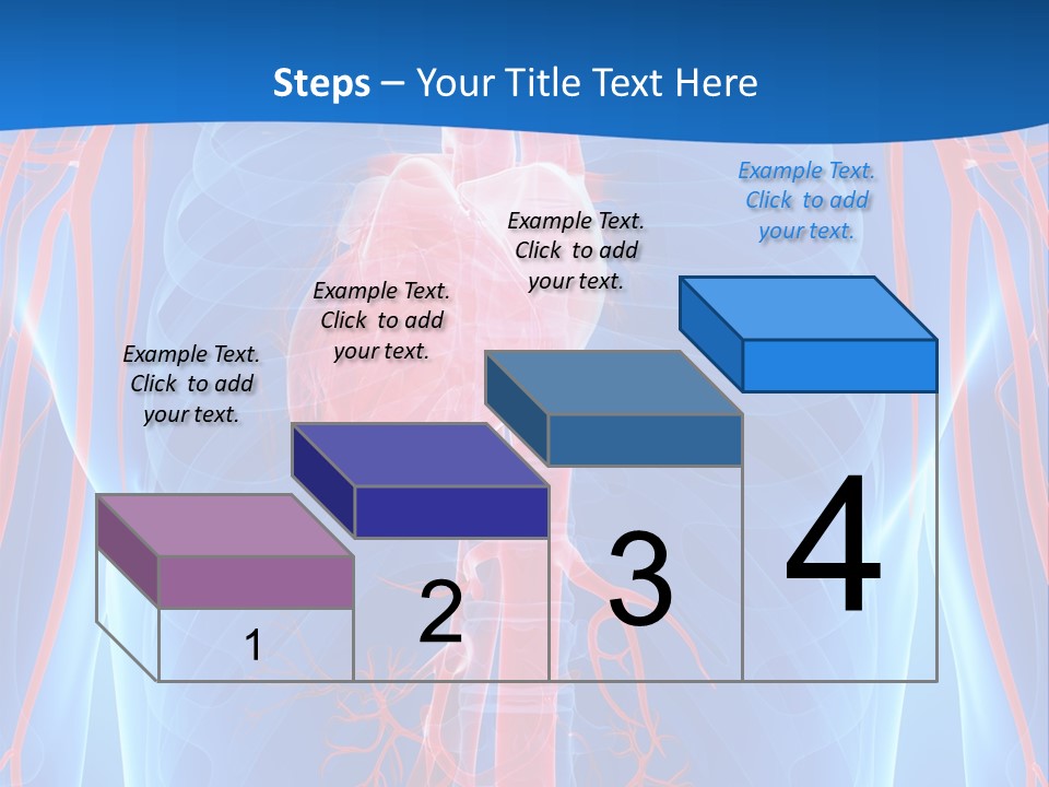 Red Human Brain PowerPoint Template