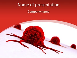 Metastasis Artwork Tumor Cells PowerPoint Template