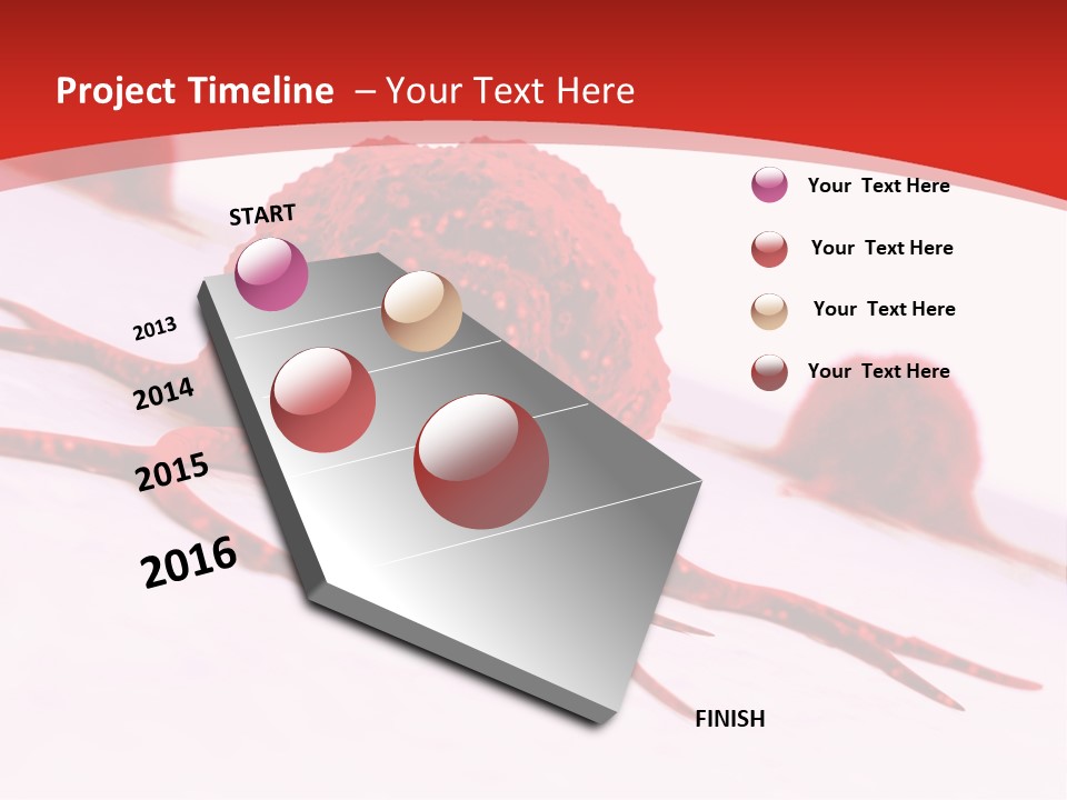 Metastasis Artwork Tumor Cells PowerPoint Template
