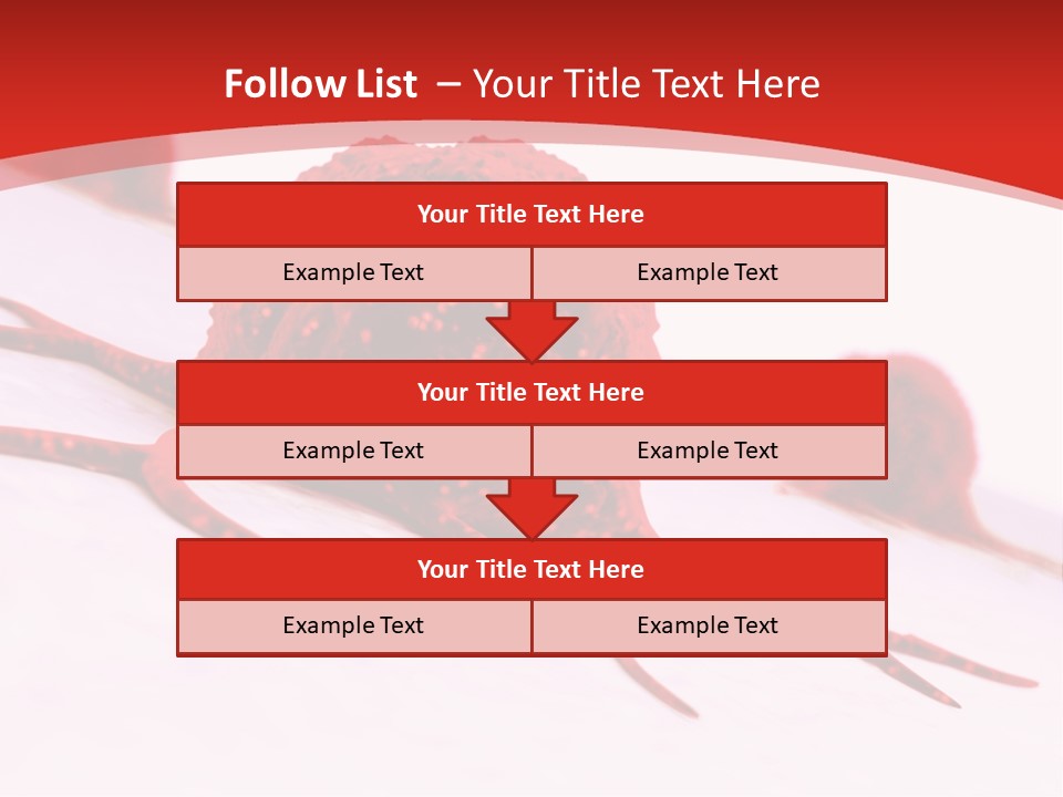 Metastasis Artwork Tumor Cells PowerPoint Template