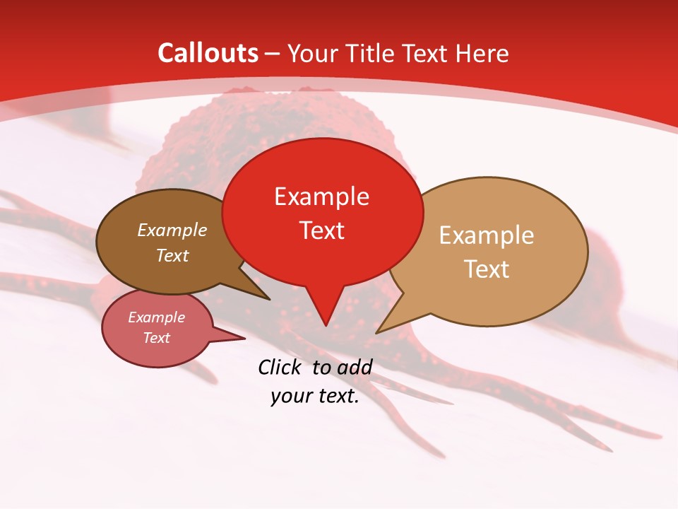Metastasis Artwork Tumor Cells PowerPoint Template