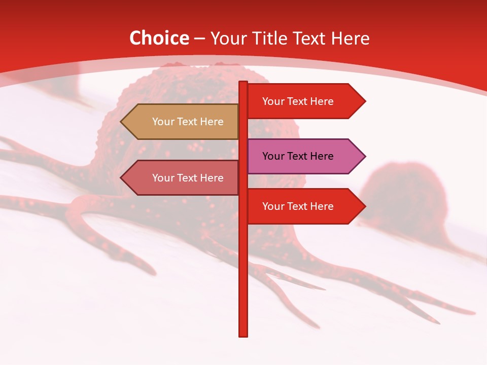 Metastasis Artwork Tumor Cells PowerPoint Template