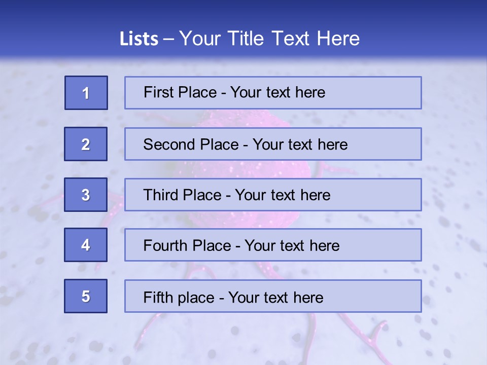 Malignancy Malignant Tumor Cells PowerPoint Template