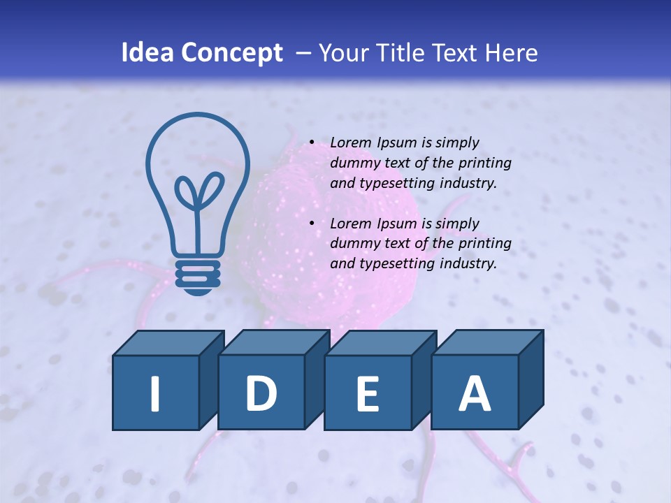 Malignancy Malignant Tumor Cells PowerPoint Template