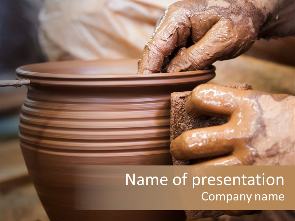 Manufacturing Hand Made Handicraft PowerPoint Template