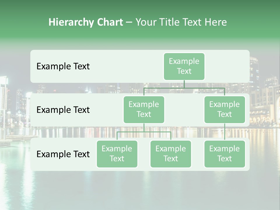 Holiday Destination Attraction Water Reflection PowerPoint Template