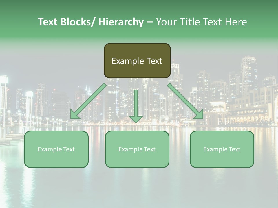 Holiday Destination Attraction Water Reflection PowerPoint Template