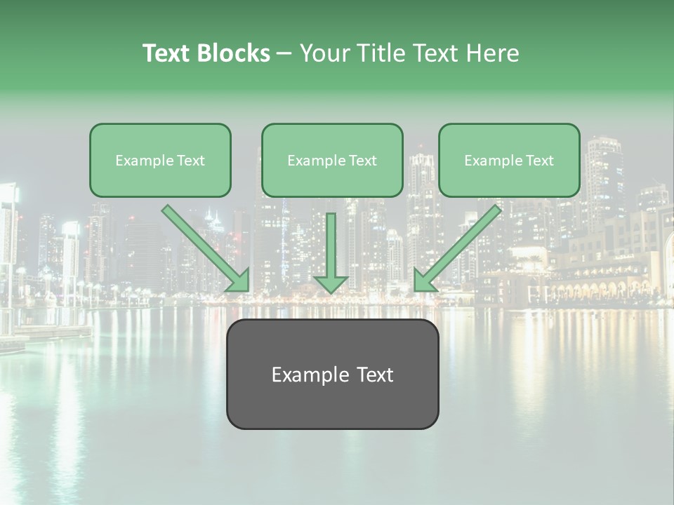 Holiday Destination Attraction Water Reflection PowerPoint Template