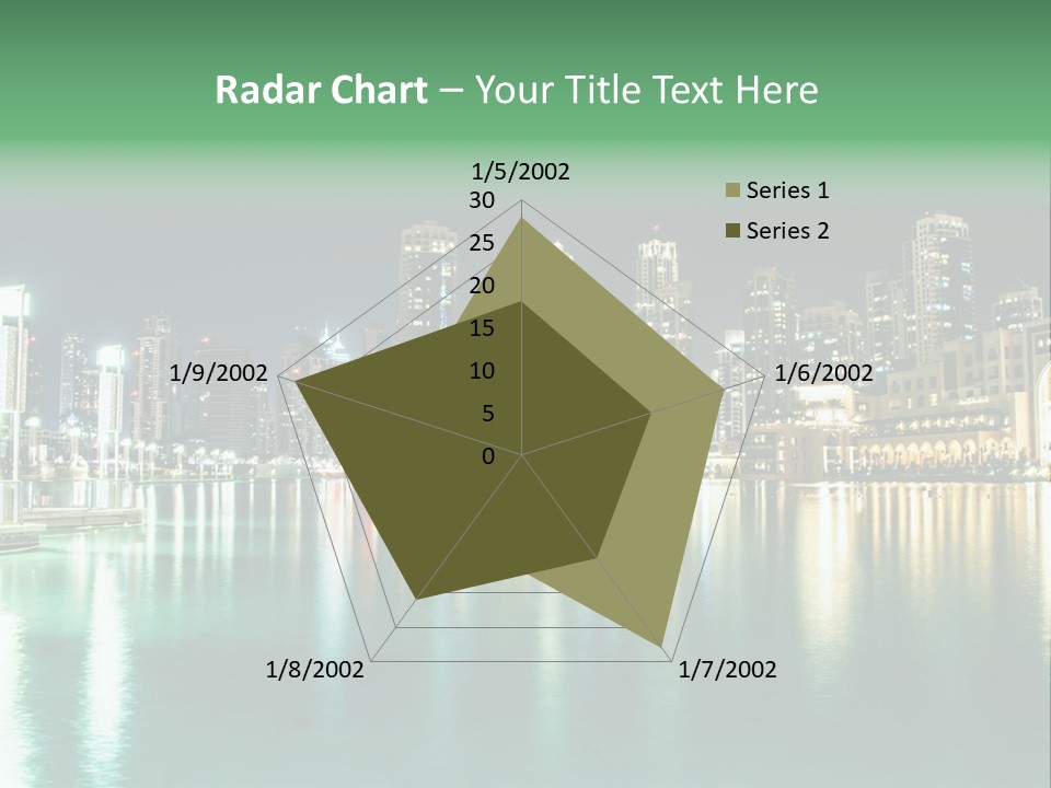 Holiday Destination Attraction Water Reflection PowerPoint Template