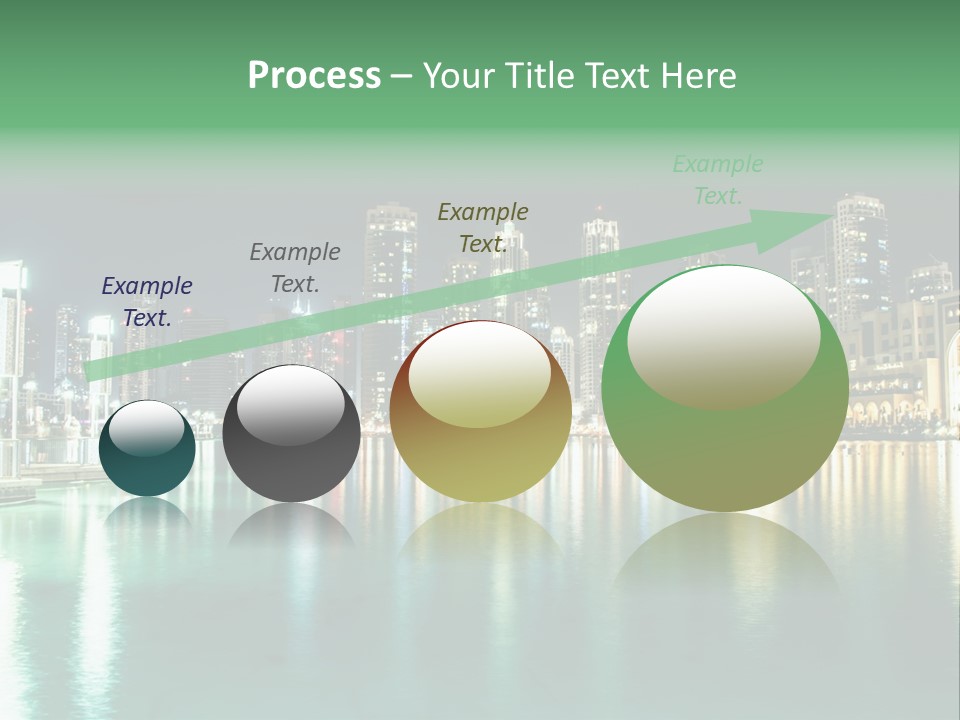 Holiday Destination Attraction Water Reflection PowerPoint Template