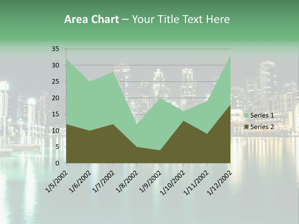Holiday Destination Attraction Water Reflection PowerPoint Template