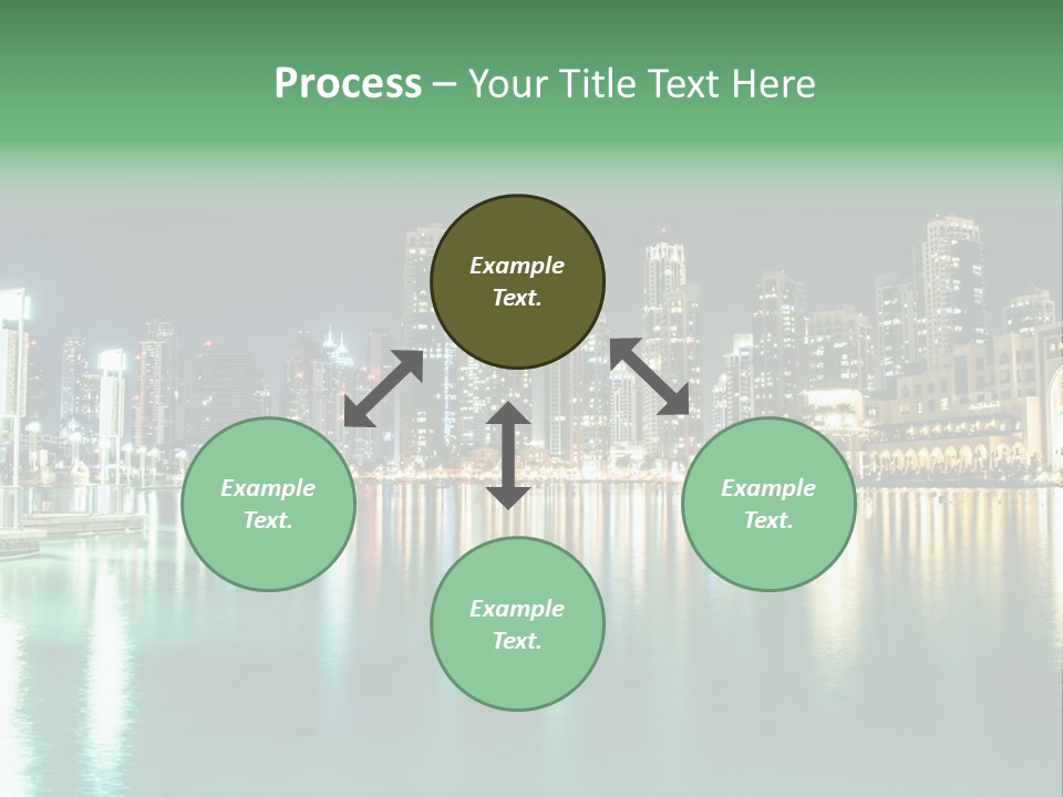 Holiday Destination Attraction Water Reflection PowerPoint Template