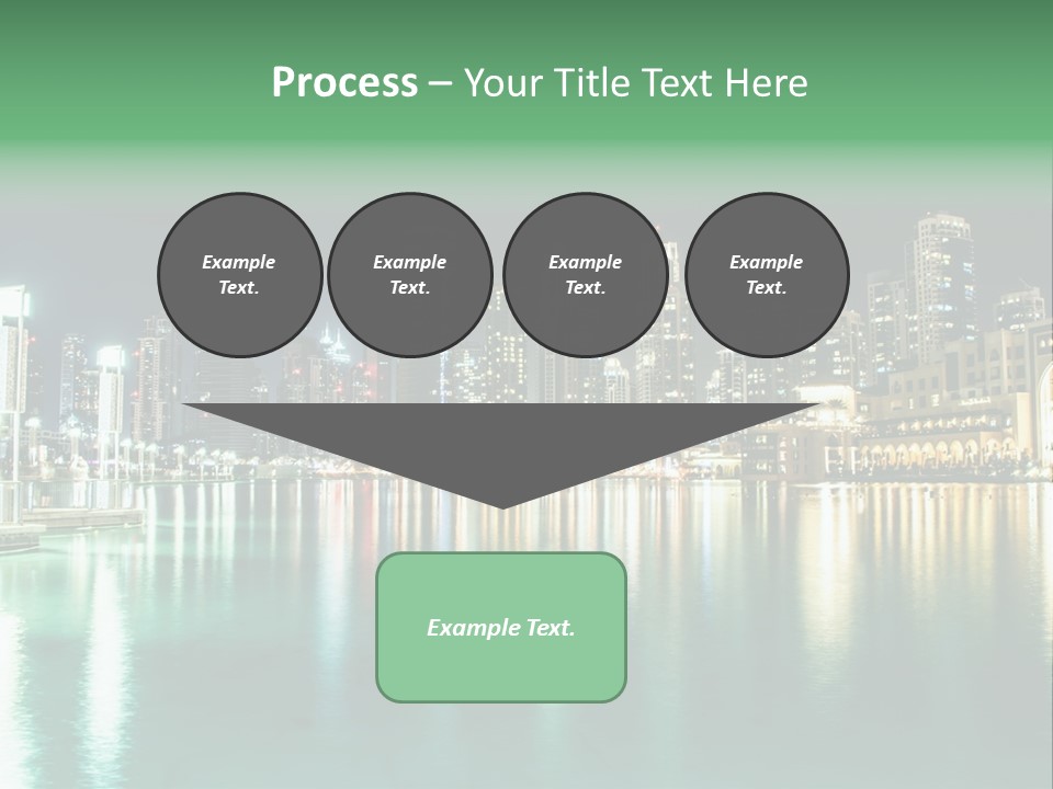 Holiday Destination Attraction Water Reflection PowerPoint Template