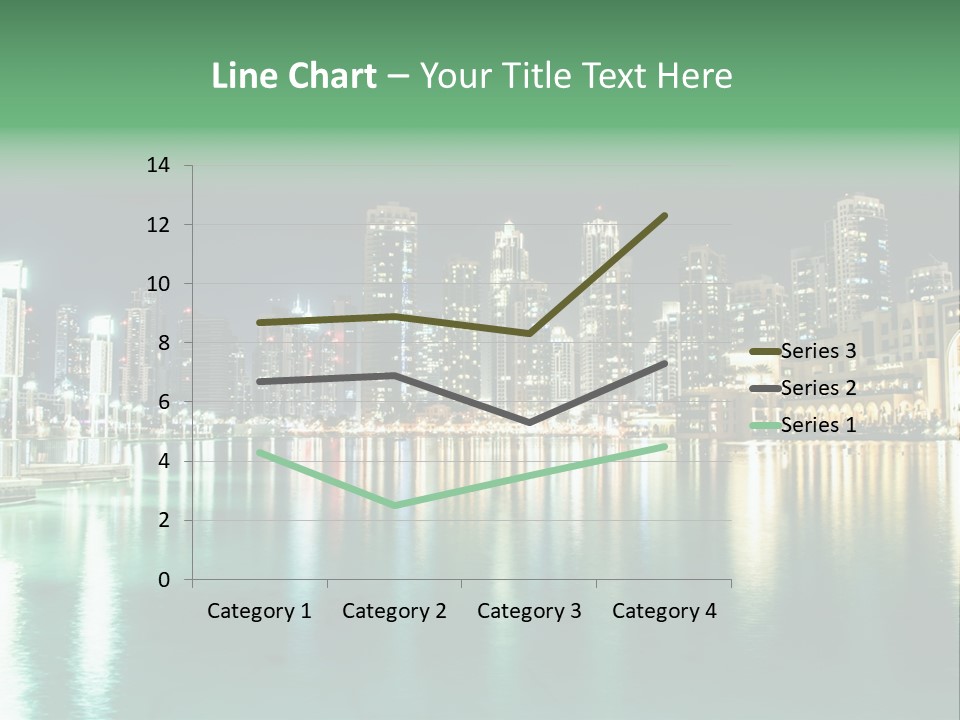 Holiday Destination Attraction Water Reflection PowerPoint Template